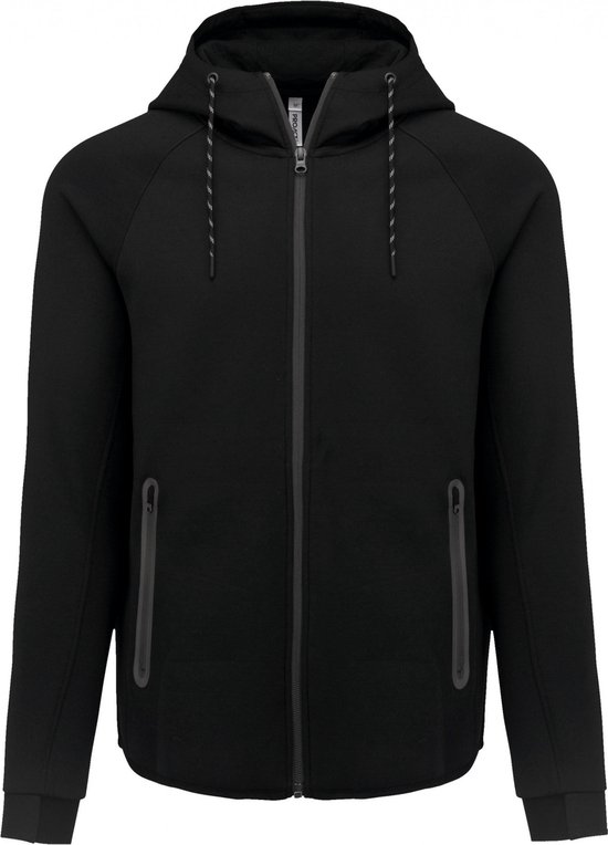 SportSweatshirt Heren L Proact Lange mouw Black 94% Polyester, 6% Elasthan
