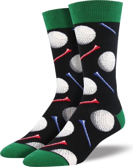Sokken met Golfballen en Tees - Dames maat 37-41 - Cadeau voor golfspelers