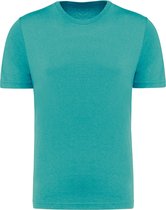 SportT-shirt Heren XXL Proact Ronde hals Korte mouw Turquoise Blue Heather 50% Polyester, 25% Katoen, 25% Viscose