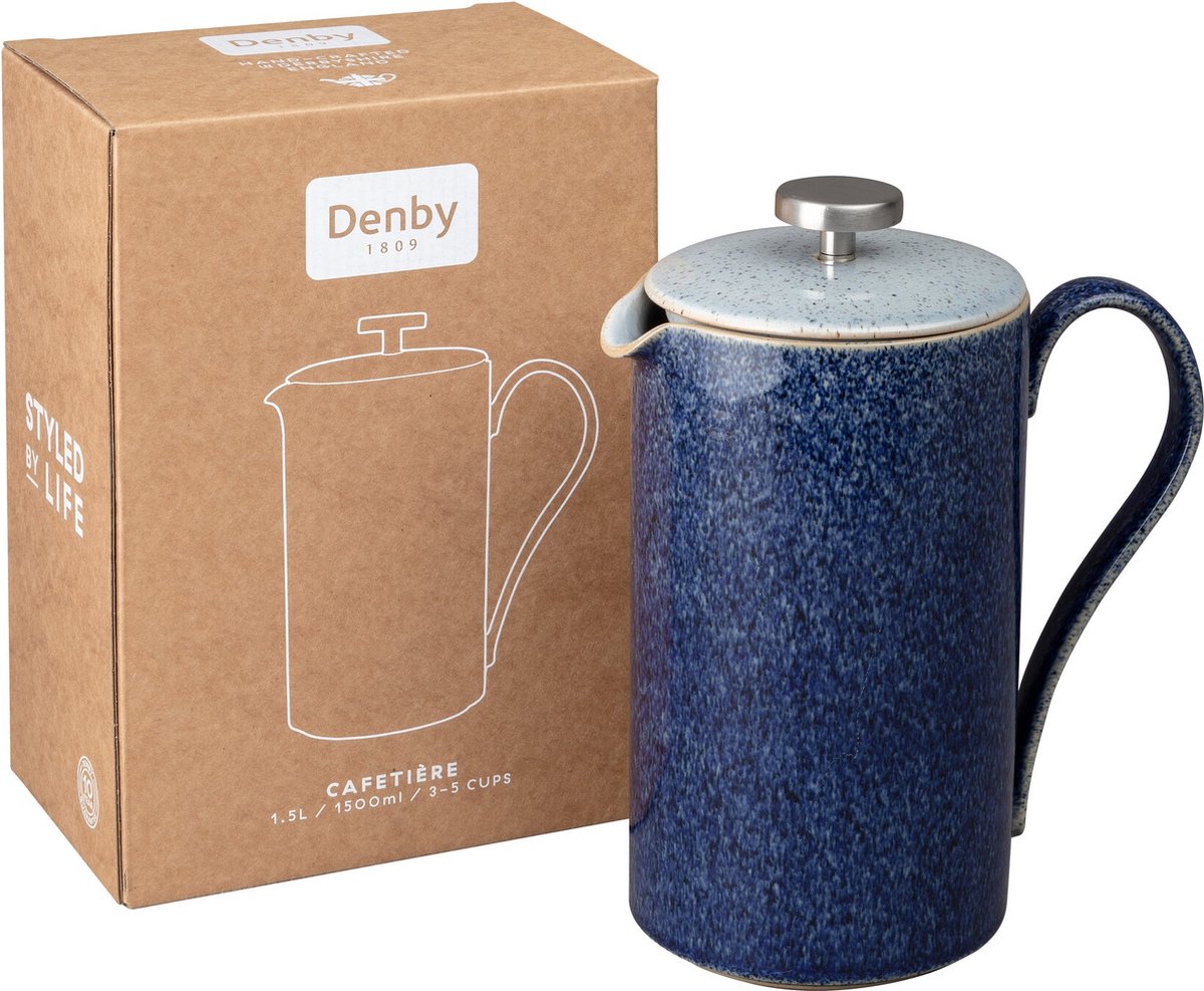 Denby | Studio Blue Cobalt Brew cafetière 1150 ml