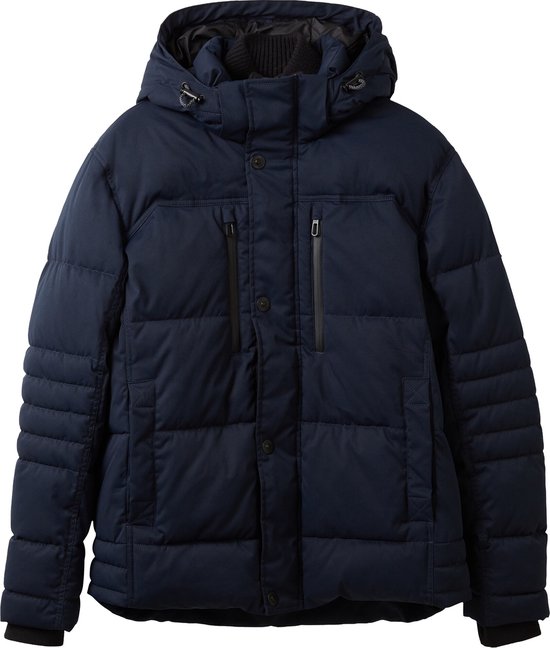 TOM TAILOR puffer jacket with hood Heren Jas - Maat XL