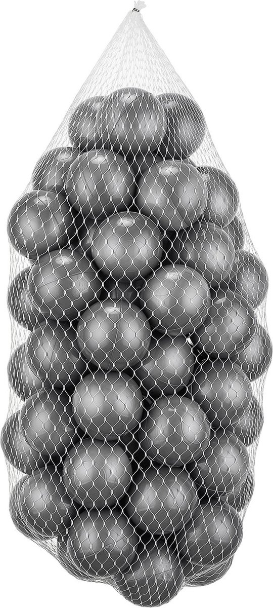 Ballenbak Ballen Set - 50 Grijskleurige Stuks - Ideaal voor Kinderplezier - Hoge Kwaliteit en Veiligheid