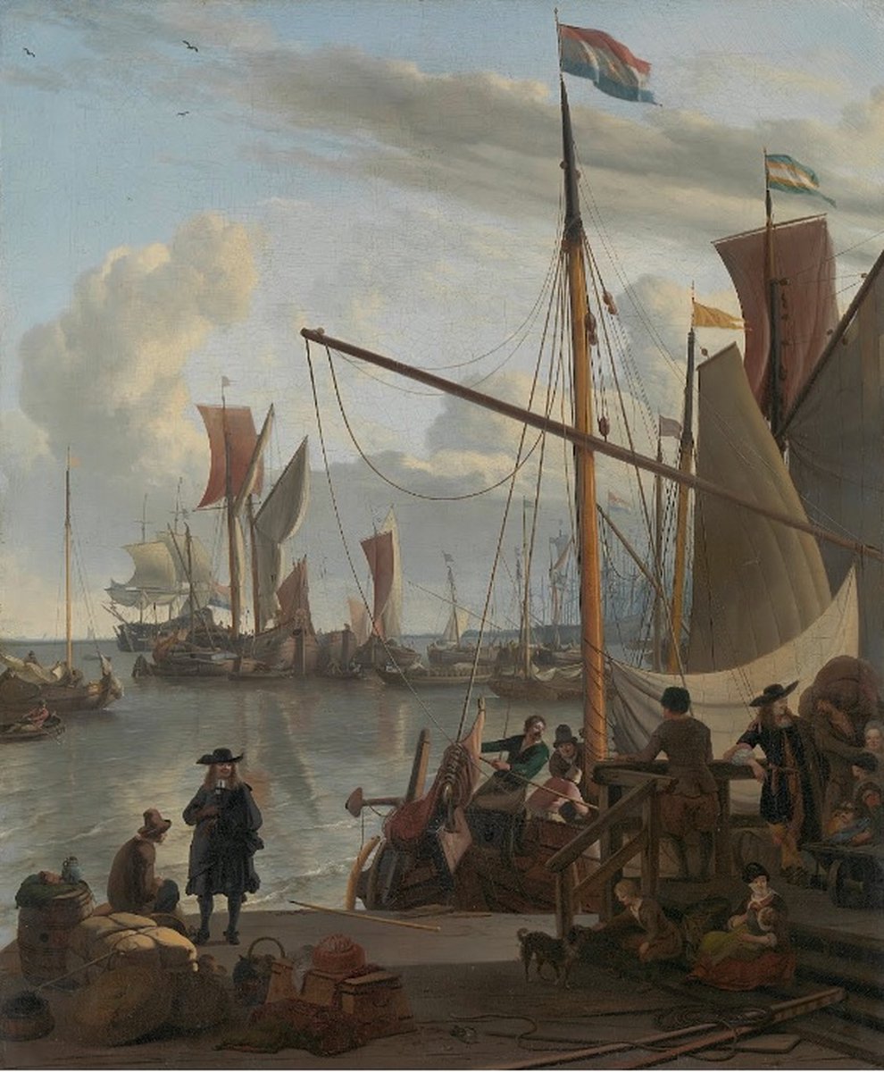 Legpuzzel 1000 stukjes, het IJ voor Amsterdam, van de mosselsteiger gezien.