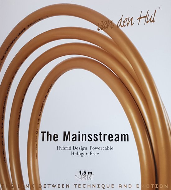 Van den Hul The Mainstream Hybrid Netsnoer Stroomkabel Schuko