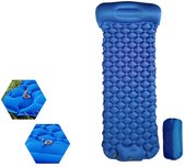 Xd Xtreme - Camping mat opblaasbaar - Snel opgepompt - Licht in gewicht - Slaap mat - Mat voor kamperen - Blauw