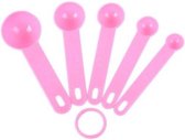EPIN | Taille Cuillère Set 5 Pièces | Ustensiles de cuisine | Cuillère doseuse | ROSE