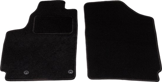 Tapis de voiture avant - tissu noir - CITROEN BERLINGO avec année de fabrication 1996-2013