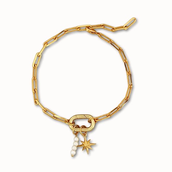 ByNouck Jewelry - Armband Northstar Glow - Sieraden - Vrouwen - Verguld - Armbanden