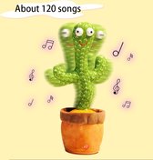 Intelligente Cactus - Interactief Leren en Muzikaal Speelgoed voor Kinderen - Opnamefunctie en Dansplezier - Educatief en Vermakelijk Speelgoed - Stimuleert Creativiteit en Motorische Vaardigheden - Perfect voor Speeltijd en Muzikale Avonturen