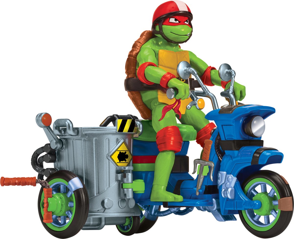 Teenage Mutant Ninja Turtles - Cycle de tortue avec side-car et figurine |  bol