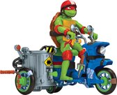 Teenage Mutant Ninja Turtles - Cycle de tortue avec side-car et figurine