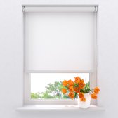 Rolgordijn Easy Base - Lichtdoorlatend - White - 90 x 190 cm