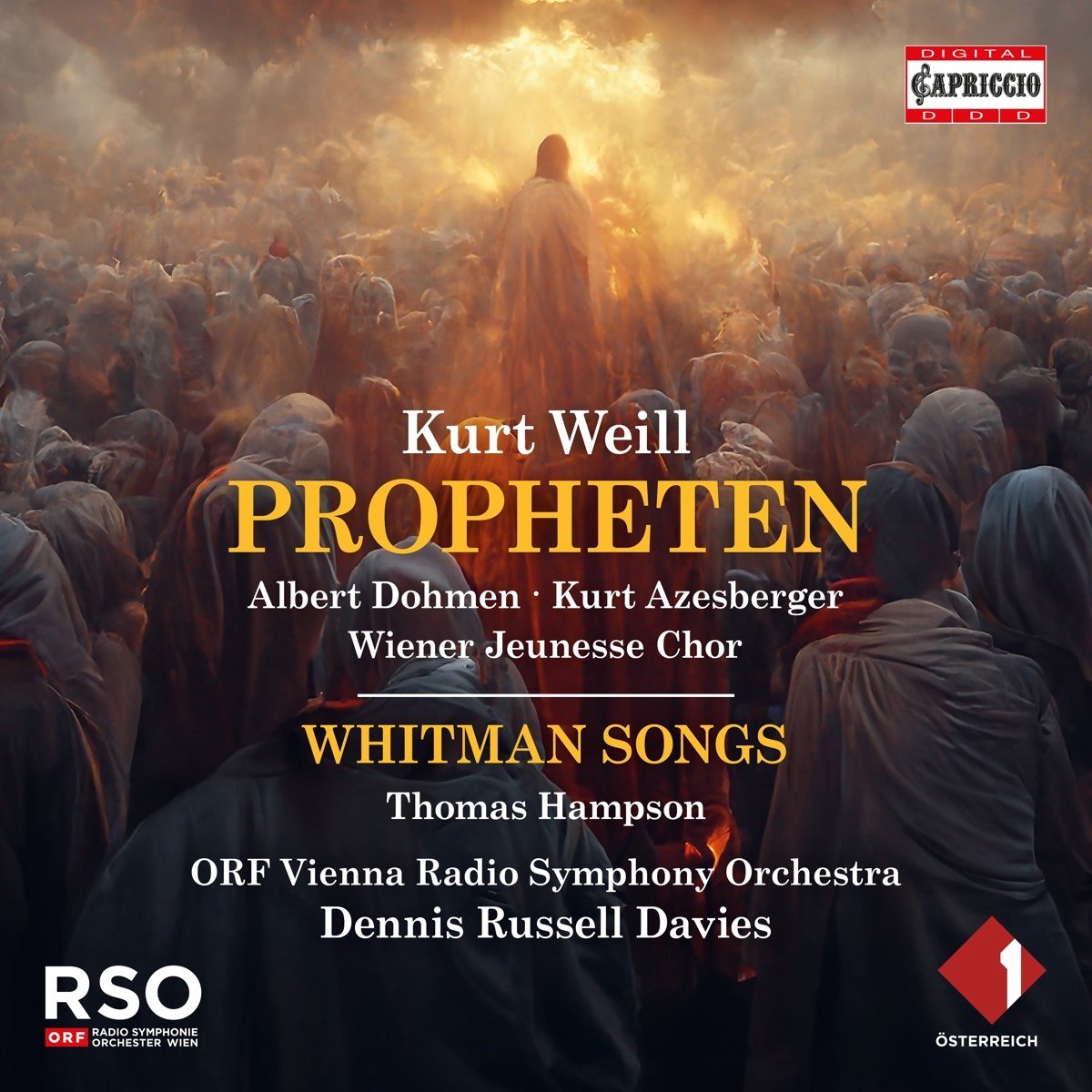 Albert Dohmen, Kurt Azesberger, Michael Papst - Weill: Propheten / Whitman Songs (CD)
