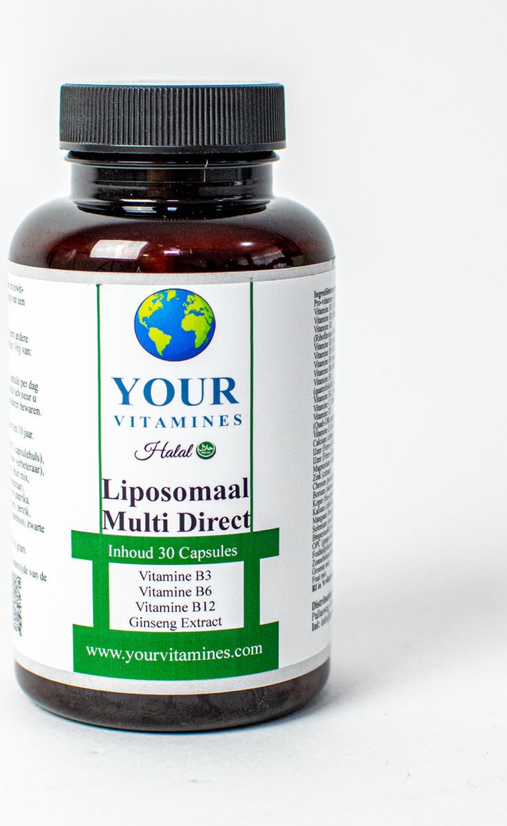 Your Vitamines 100% Halal Liposomaal Multivitamine 30 CAPS
