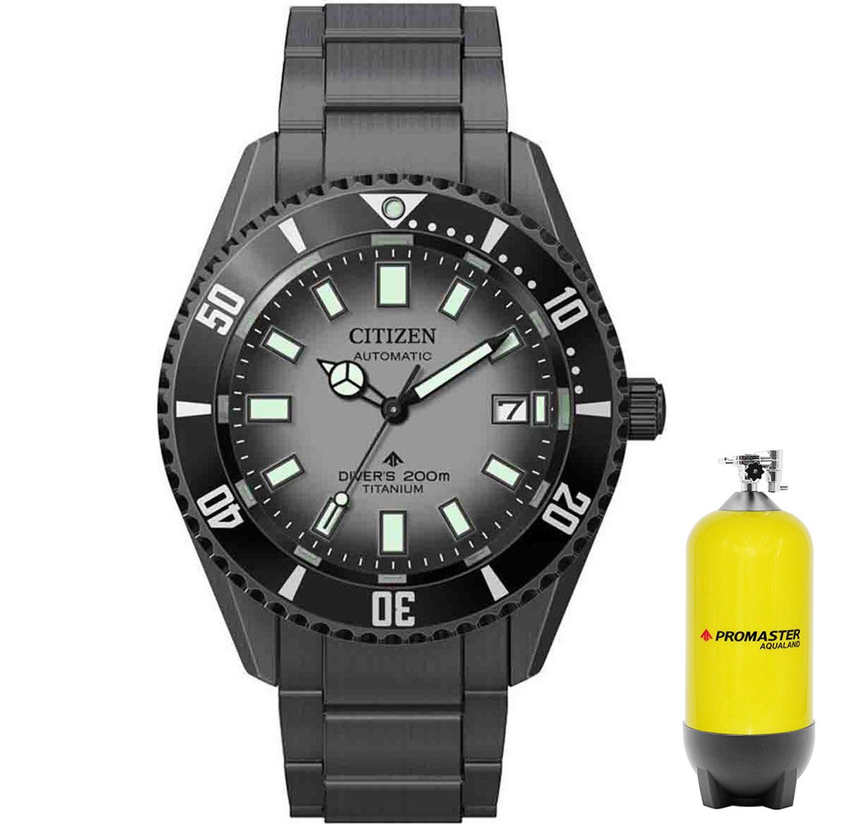 Citizen Promaster Marine NB6025-59H Horloge - Titanium - Grijs - Ø 41 mm