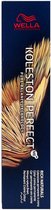 Wella Koleston Perfect Rich Naturals permanente haarkleur. Donkerblauwe verpakking met gouden grafische elementen.