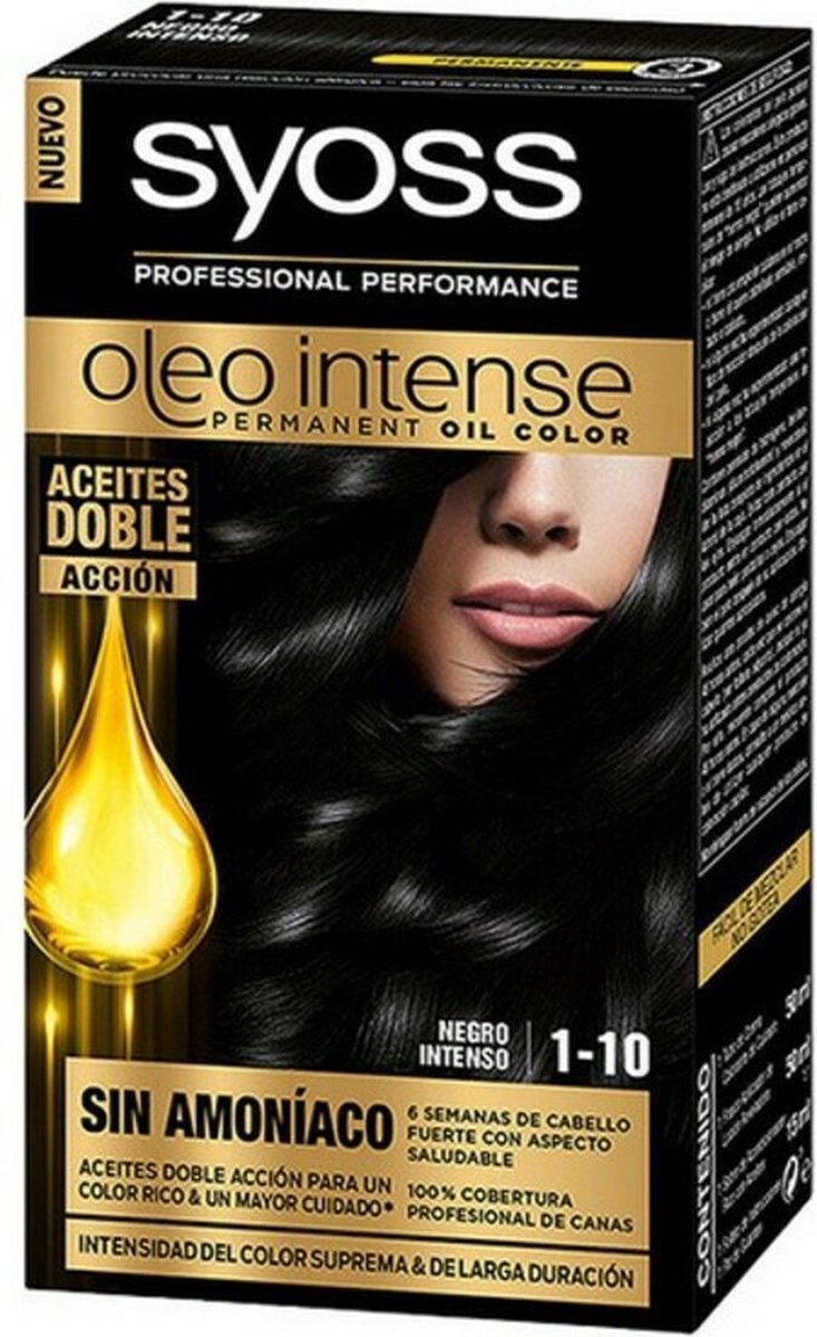 Permanente Kleur Syoss Zwart N 1,10