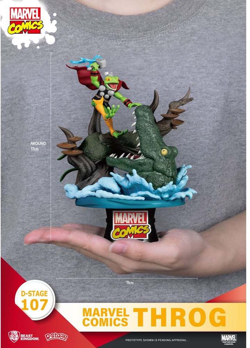Beast Kingdom Marvel: Throg PVC Diorama decoratie thumbnail 3