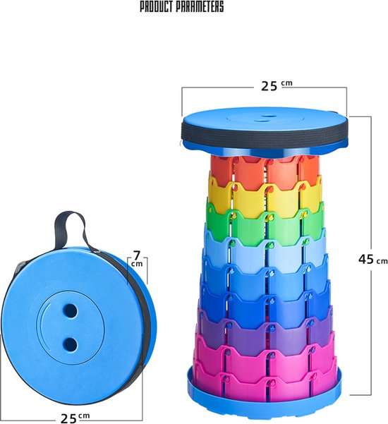 Tabouret pliant dans tables et chaises de camping