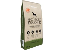 vidaXL - Premium - hondenvoer - droog - Maxi - Adult - Essence - Beef - & - Chicken - 15kg
