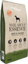 vidaXL - Premium - hondenvoer - droog - Maxi - Adult - Essence - Beef - & - Chicken - 15kg