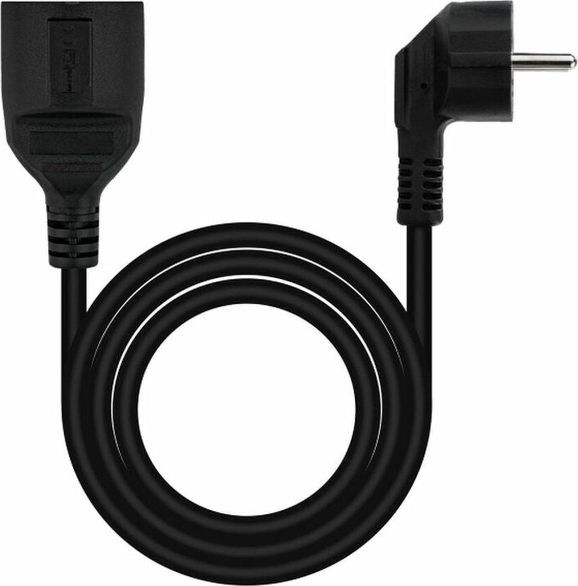 Verlengbare Kabel NANOCABLE 10.22.0603-BK (3 m)