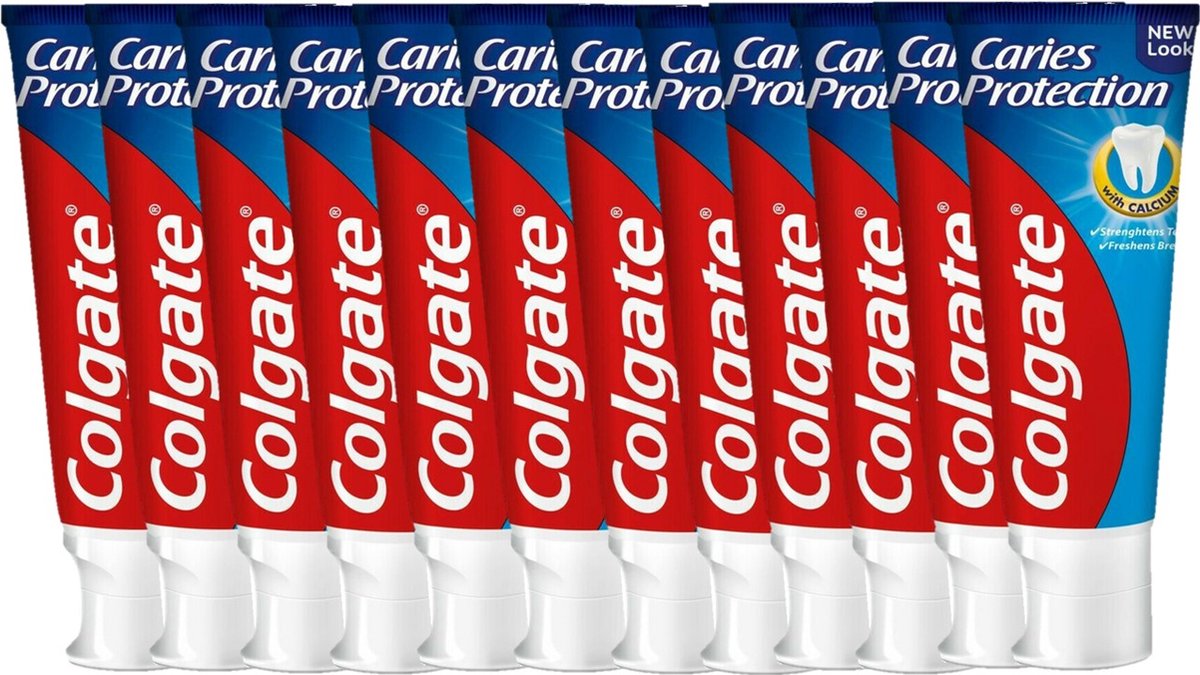 Goedkoopste Colgate Tandpasta Protect Caries - 12 x 75 ml - Voordeelverpakking