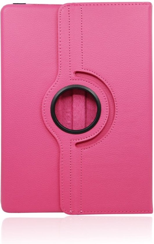 Hoesje Geschikt voor Samsung Galaxy Tab E 9.6 inch (SM- T560/SM-T561) Book Case Tablet hoes/ 360° Draaibare Book case Kleur Rosé