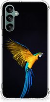 Telefoon Hoesje Geschikt voor Samsung Galaxy A24 TPU Siliconen Hoesje met transparante rand Papegaai