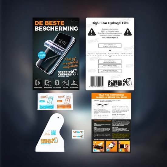 Screenprotector transparant geschikt voor Motorola Moto G7 Play - Geen glazen screenprotector - Screenprotector - Screenprotector Folie voor de Motorola Moto G7 Play - Transparent - TPU – Screenkeepers