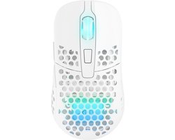 CHERRY XTRFY M42 RGB muis Gamen Ambidextrous RF Wireless + USB Type-C Optisch 19000 DPI