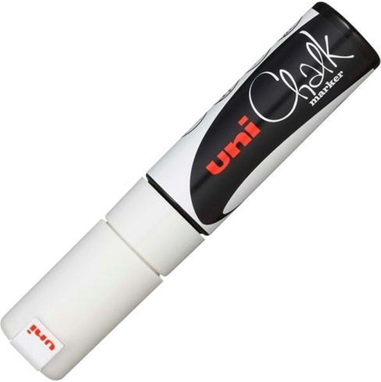 Uni -ball 186221 - Window And Chalk Marker UNI CHALK PWE-5M, 1.8-2.5 Mm, Round Tip, White - View #7