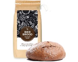Bierbrood mix | Maak je eigen borrelbrood van je favoriete bier! | Bier cadeau vrouw | Bier cadeau man | Bakmix borrelpakket cadeau