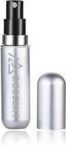 Descent | Hervulbare Parfumflesjes | 5ml | Zilver | Parfum Verstuiver | Mini parfum flesje voor op reis | Navulbaar