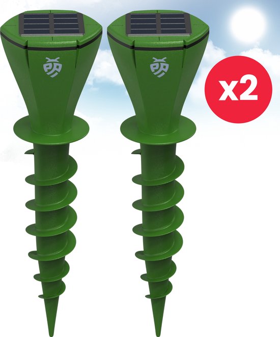 Pest Protest 2-Pack Mollenverjager op Zonne Energie