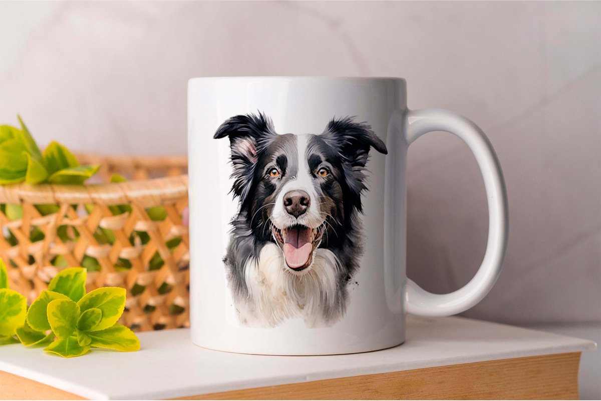 Mok Bordercollie - Pets - honden - liefde - cute - love - dogs - dog mom - dog dad- cadeau - huisdieren