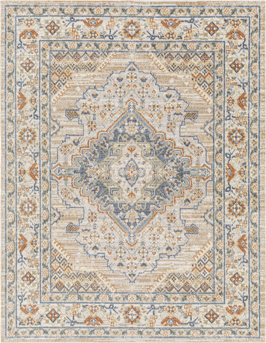 Tapis Vintage Oriental Gris/Beige 160x220 Farah