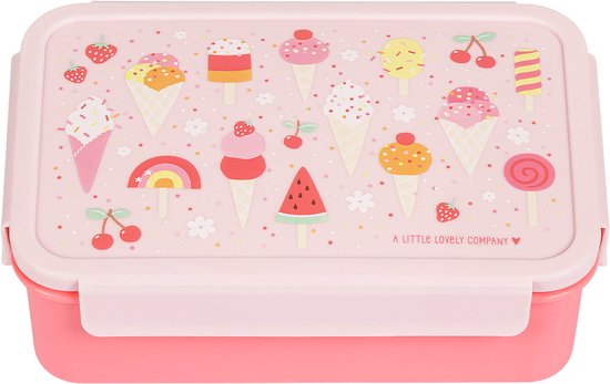A Little Lovely Company - Bento brooddoos lunchbox broodtrommel - Ijsjes - A Little Lovely Company