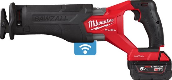 Milwaukee M18 ONEFSZ-502X Accu Reciprozaag 18V 5.0Ah in HD-box - 4933478294