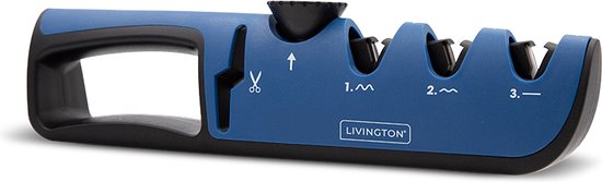 Livington Blade Star- 3-in-1 Messenslijper - Professionele Messenslijper - Individueel Verstelbaar - Ergonomische Handgreep