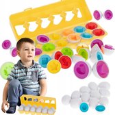 Playos® - Eieren Sorteren - Geometrische Vormen - Montessori Speelgoed - Sorteer Speelgoed - Peuters - Educatief - Speelgoed - Sorteren - Ontwikkelingsspeelgoed - Motoriek - Puzzel - Geometrisch Speelgoed - Montessori - Speelgoed Peuters