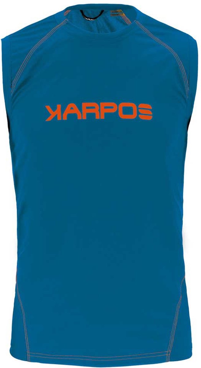 Karpos Fast Tank Mouwloos T-shirt Blauw M Man