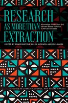 Studies in Conflict, Justice, and Social Change- Research as More Than Extraction