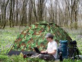 Tent - Camping - Camperen - Camouflage - 200x200x135
