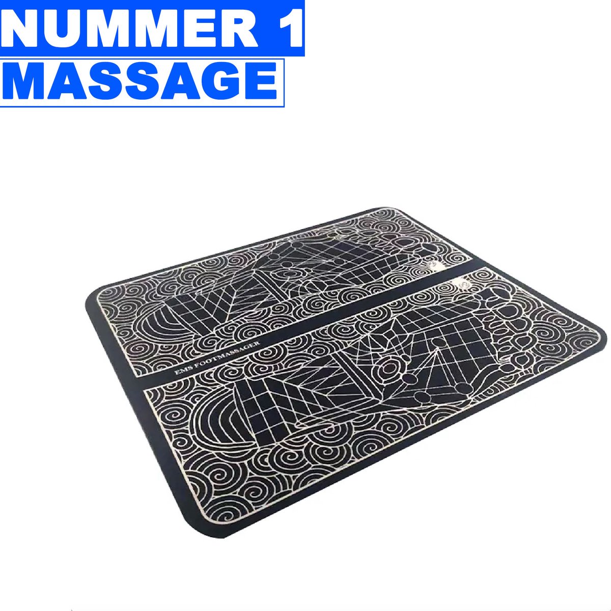 Afbeelding 3 van Voetmassage Apparaat met Bediening - Bloedcirculatie Apparaat - EMS Massage - Stimuleert Bloedsomloop - Draadloos - Voet Massage - Acupressuur