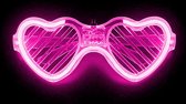 T.O.M. -Led bril- hart - Barbie bril - Roze - Partybril- Led Light Up Bril - Lichtgevende Bril - Barbie Bril met LED verlichting - Bril met Licht - Feestbril - Party Bril- Carnaval bril- Festival bril led