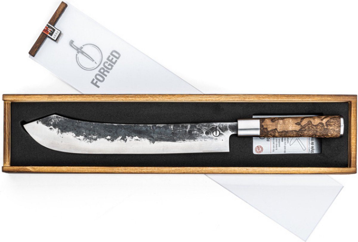 Forged VG10 Slagersmes 25,5cm - 5-lagen staal - in geschenkverpakking
