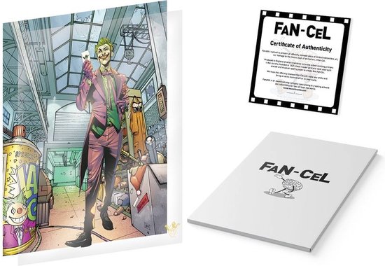 FaNaTtik Batman - DC Comics Art Print The Joker Limited Edition Fan-Cel 36 x 28 cm Poster - Multicolours