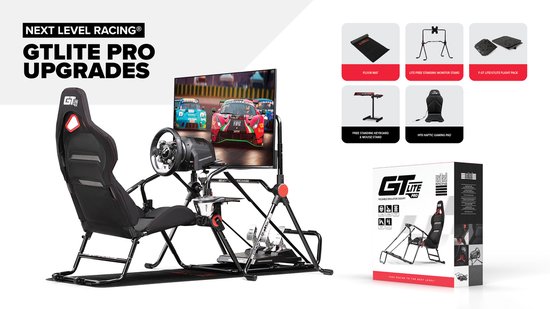 Next Level Racing GT Lite Pro - Racestoel Cockpit - Opvouwbaar & Licht - Versnellingspookhouder van Next Level Racing — afbeelding 3
