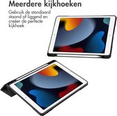 iMoshion Tablet Hoes Geschikt voor iPad 8 (2020) 8e generatie / iPad 9 (2021) 9e generatie / iPad 7 (2019) 7e generatie - iMoshion Trifold Hardcase Bookcase - Zwart
